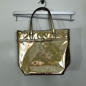 KATE SPADE street TOTE PURSE Gold camilla